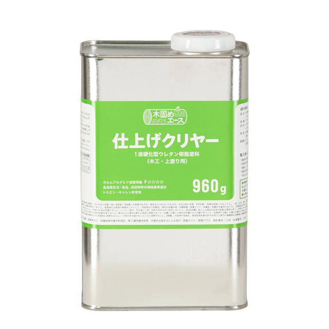 木固めエース仕上げクリヤー960g